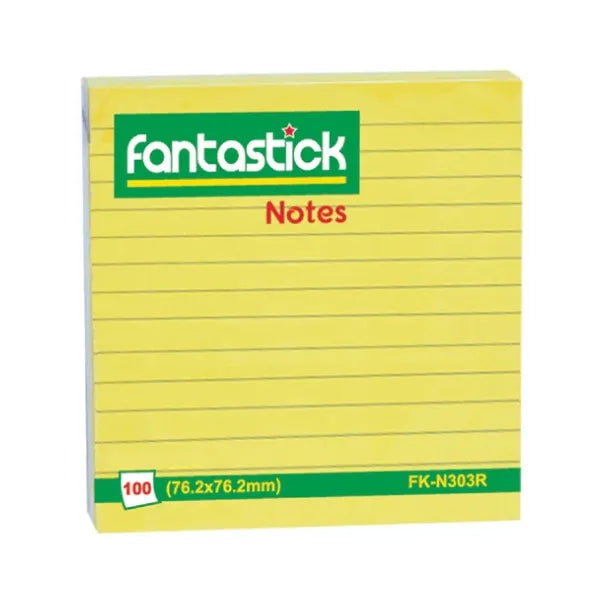 fantastick 100 notes with lines / فانتاستِك 100 ورقة ملاحظات مسطرة