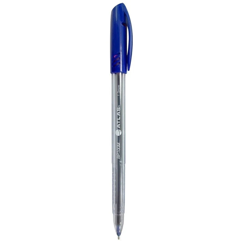 ATLAS BP100M 1.0 Blue Pen / قلم أطلس BP100M 1.0 أزرق