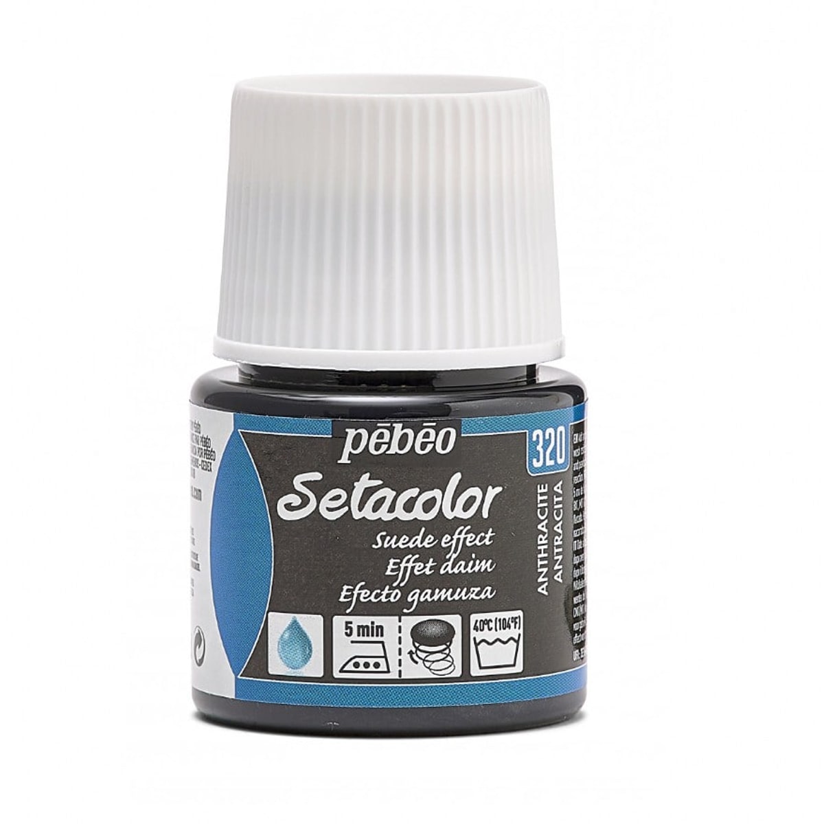 Pebeo Setacolor Anthracite / بيبو سيتاكلر أنثراسيت