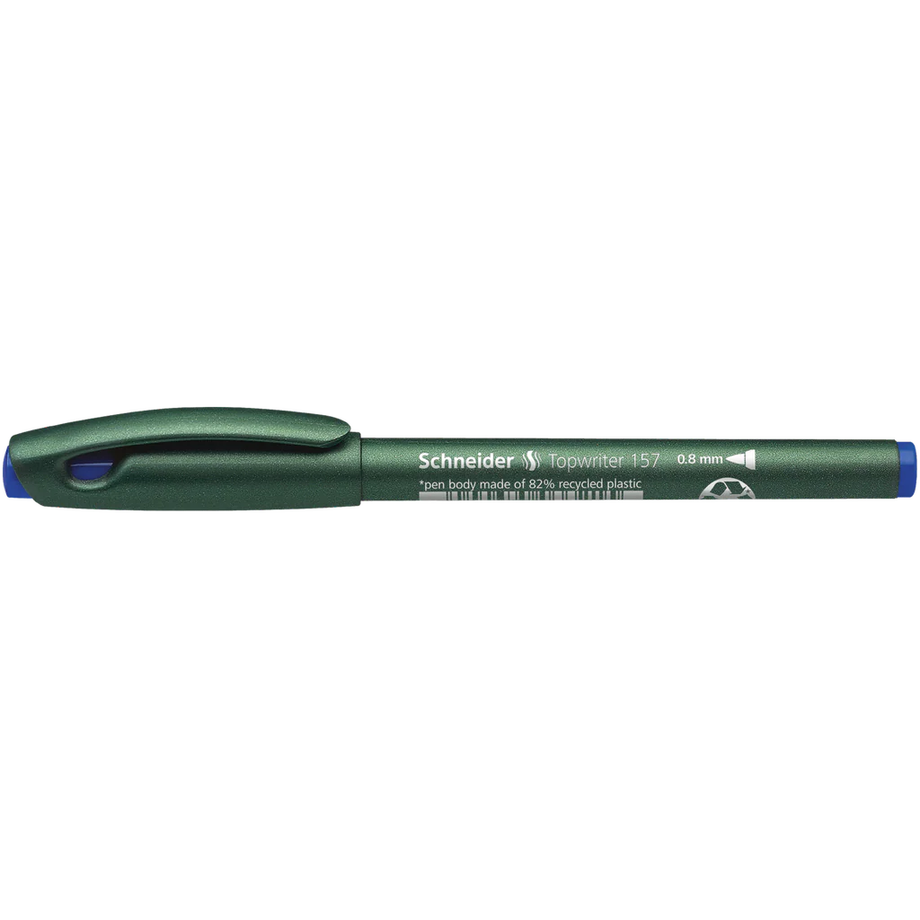 Schneider Topwriter 157 Blue 0.8mm / قلم شنايدر توب رايتر 157 أزرق 0.8 مم