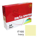 SINAR SPECTRA IT 109 Ivory A4 80gsm 500 Sheets / سينار سبيكترا IT 109 عاجي، مقاس A4، وزن 80 جم، 500 ورقة