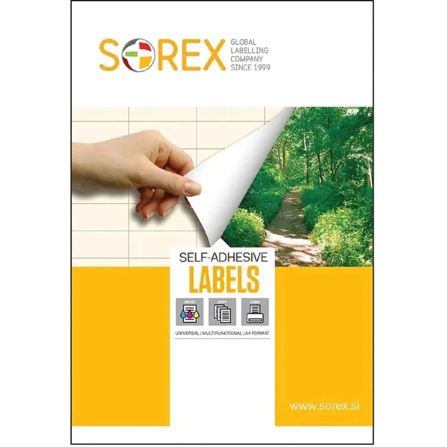 SOREX Self-Adhesive LABELS 25 Sheets / ملصقات SOREX ذاتية اللصق – 25 ورقة