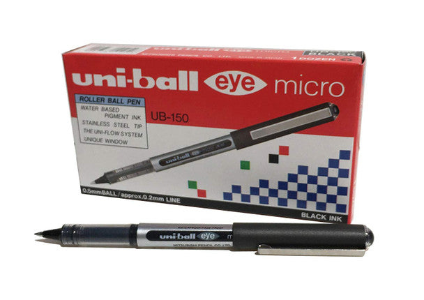uni-ball eye micro UB-150 Black / يوني بول آي مايكرو UB-150 اسود