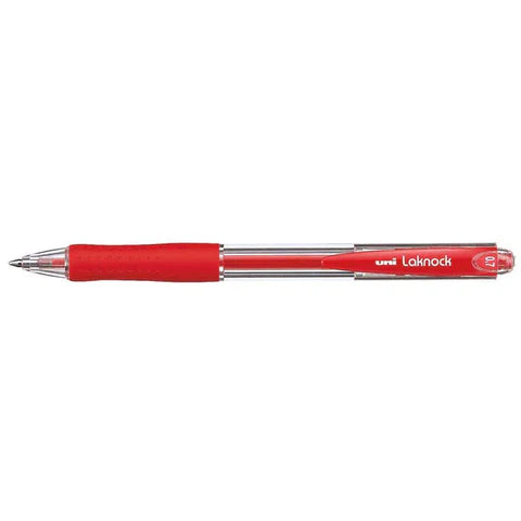 uni Laknock Red 0.7 / قلم يوني لاكنوك أحمر 0.7 ملم