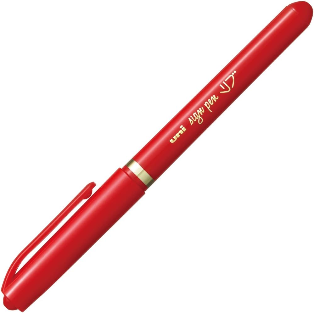 Uni Sign Pen Red / قلم يوني ساين احمر