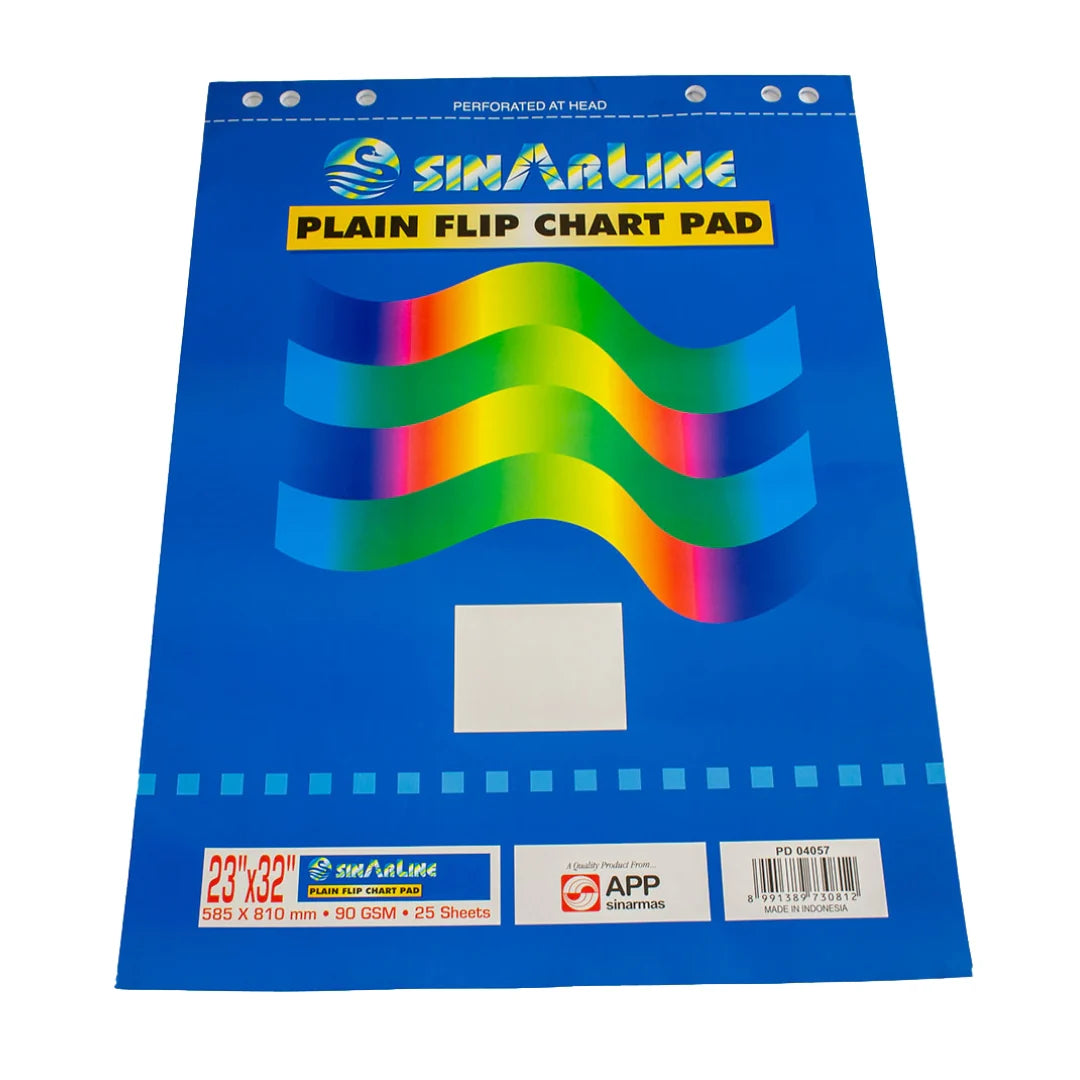 SINARLINE Plain Flip Chart Pad A1