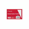 Classic Ruled Index Cards 100 sheets 6"x4" /مجموعة 100 بطاقة فهرسة مخططة (6×4 بوصة)