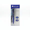 ATLAS BP300MRT 1.0mm medium 10 Pens Blue / مجموعة 10 أقلام حبر جاف ATLAS، رأس متوسط 1.0 مم، لون أزرق