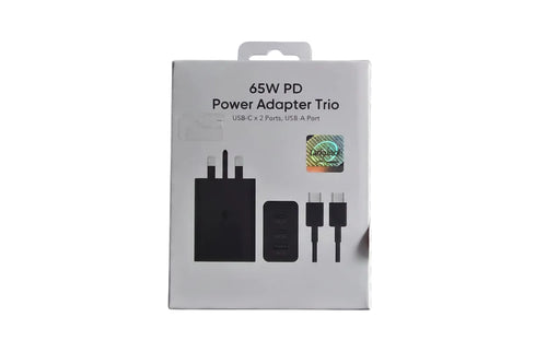 65W PD Power Adaptor trio / محوّل طاقة بقدرة 65 واط بتقنية PD – تريو