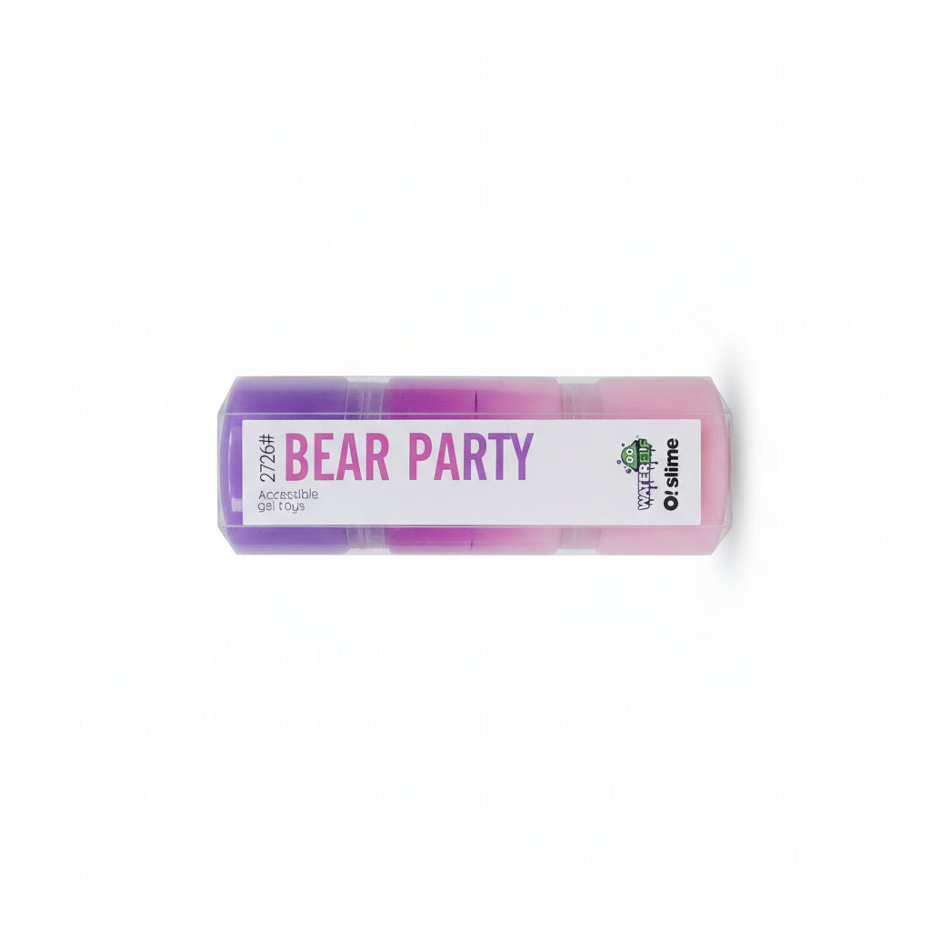 BEAR PARTY Slime 5 pcs / سلايم حفلة الدب (5 قطع)
