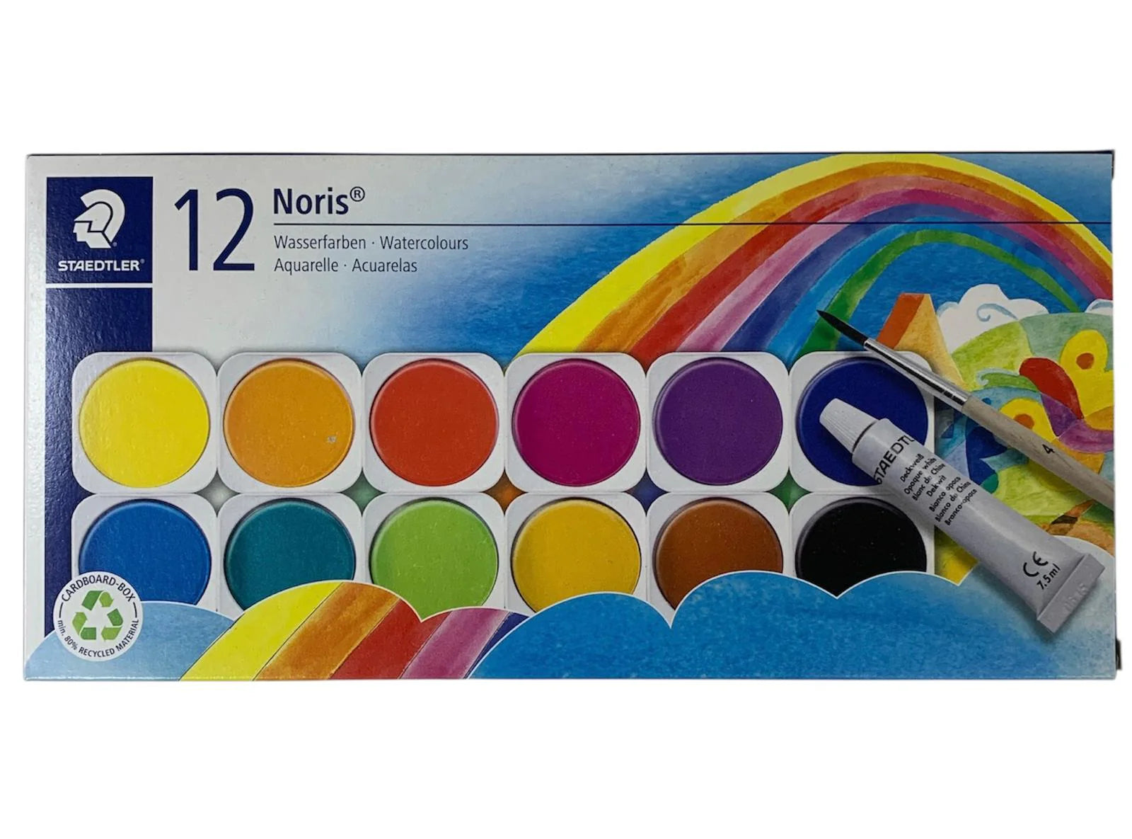 Staedtler 12 Nouris WaterColours / ستدلر 12 نوريس ألوان مائية
