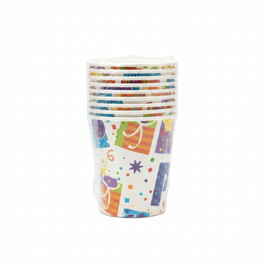 Party Disposable Glass - 10 pcs / كوب للاستعمال مرة واحدة