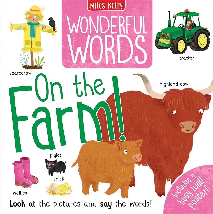 Wonderful words on the farm / كلمات رائعة في المزرعة