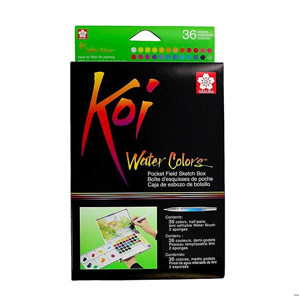 Sakura Koi Water 36 Colors / ألوان مائية ساكورا كوي