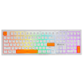 KB-512 WH MEMBRANE WIRED MUTE KEYBOARD / لوحة مفاتيح سلكية صامتة غشائية KB-512 أبيض