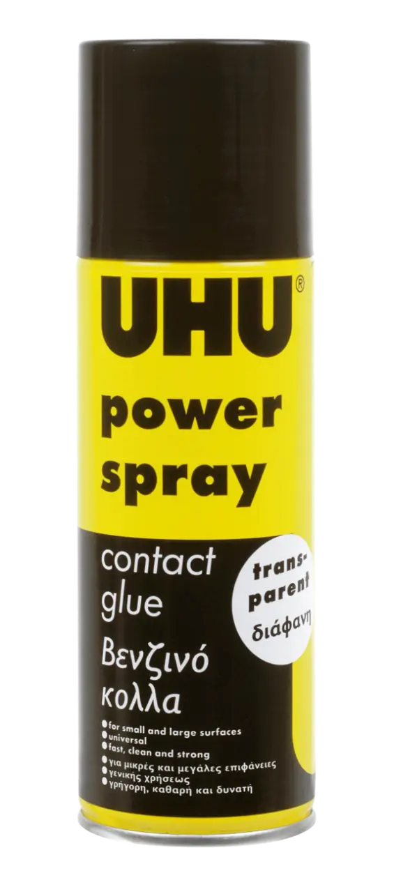 UHU Power spray glue 200 ml / يوهو باور بخاخ لاصق 200 مل