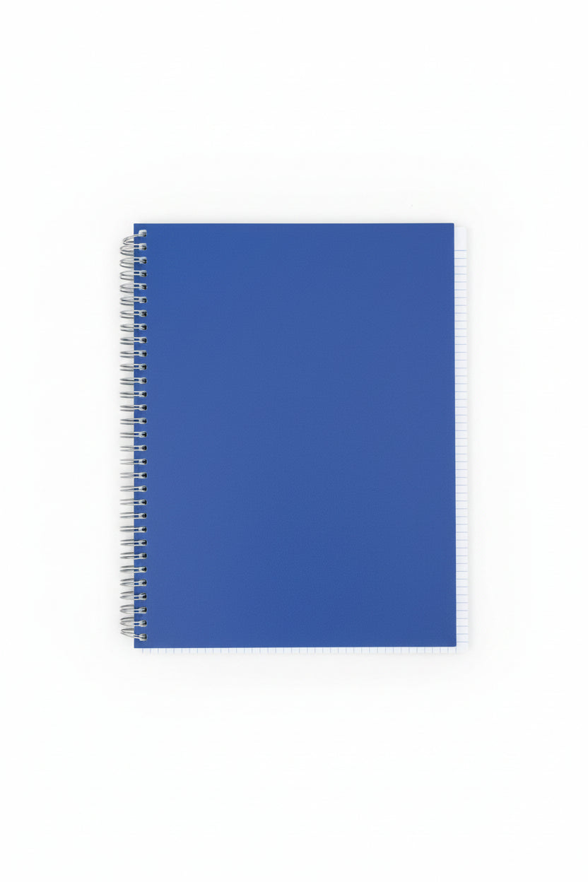 A4 Spiral Notebook Arabic Ruling 150 Sheets 70gsm / دفتر سلك A4 مسطر عربي 150 ورقة 70 غم