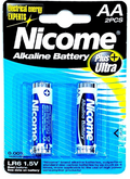Nicome AA 2 PCS Battery / نيكومي بطارية AA قطعتان