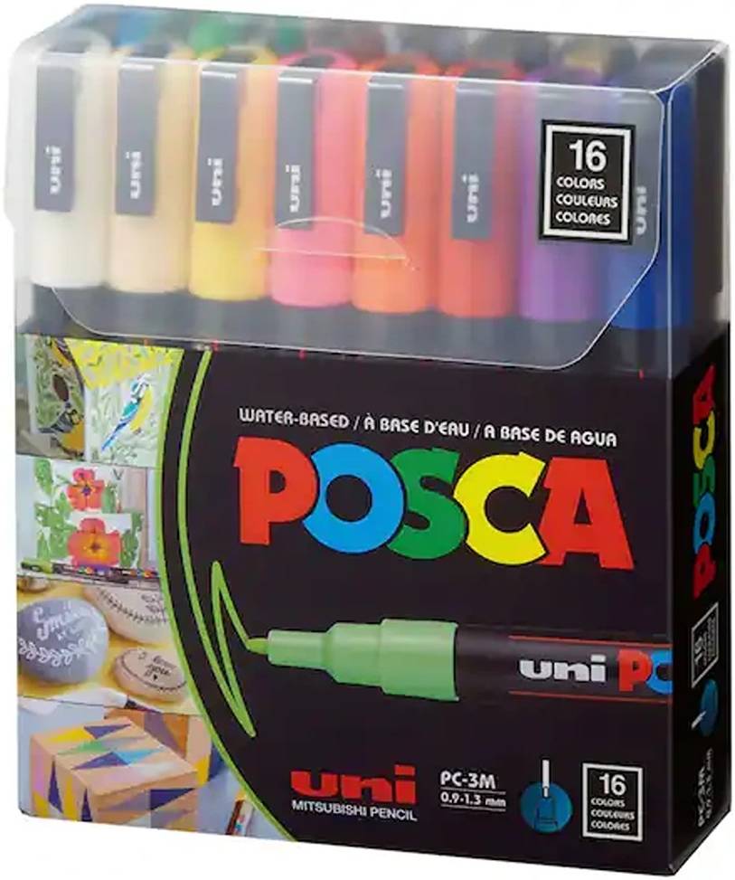 Posca 16 Colors / بوسكا – 16 لونًا