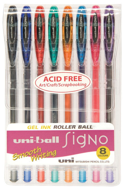 Uni-Ball Signo 8 pens / يوني-بول سيغنو