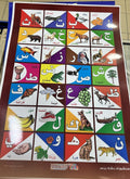 Arabic Alphabet Wall Chart with Pictures / لوحة جدارية للحروف العربية مع الصور