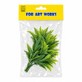Artificial Green Fern for Crafts / نبات سرخس صناعي أخضر للأعمال الفنية