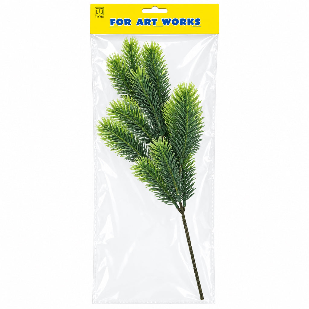 Artificial Pine Branch for Crafts / غصن صنوبر صناعي للأعمال الفنية
