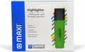 Maxi Highlighter 10 Pcs Green / ماكسي محدد نص 10 قطع أخضر