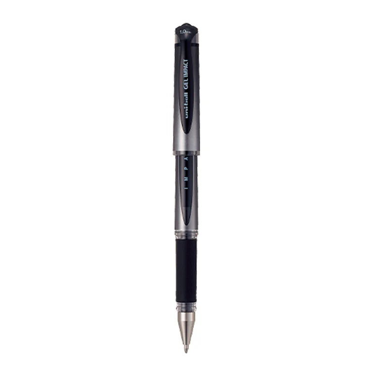 Uni-ball GEL IMPACT Black Pen 1.0mm / يوني-بول جِل إمباكت