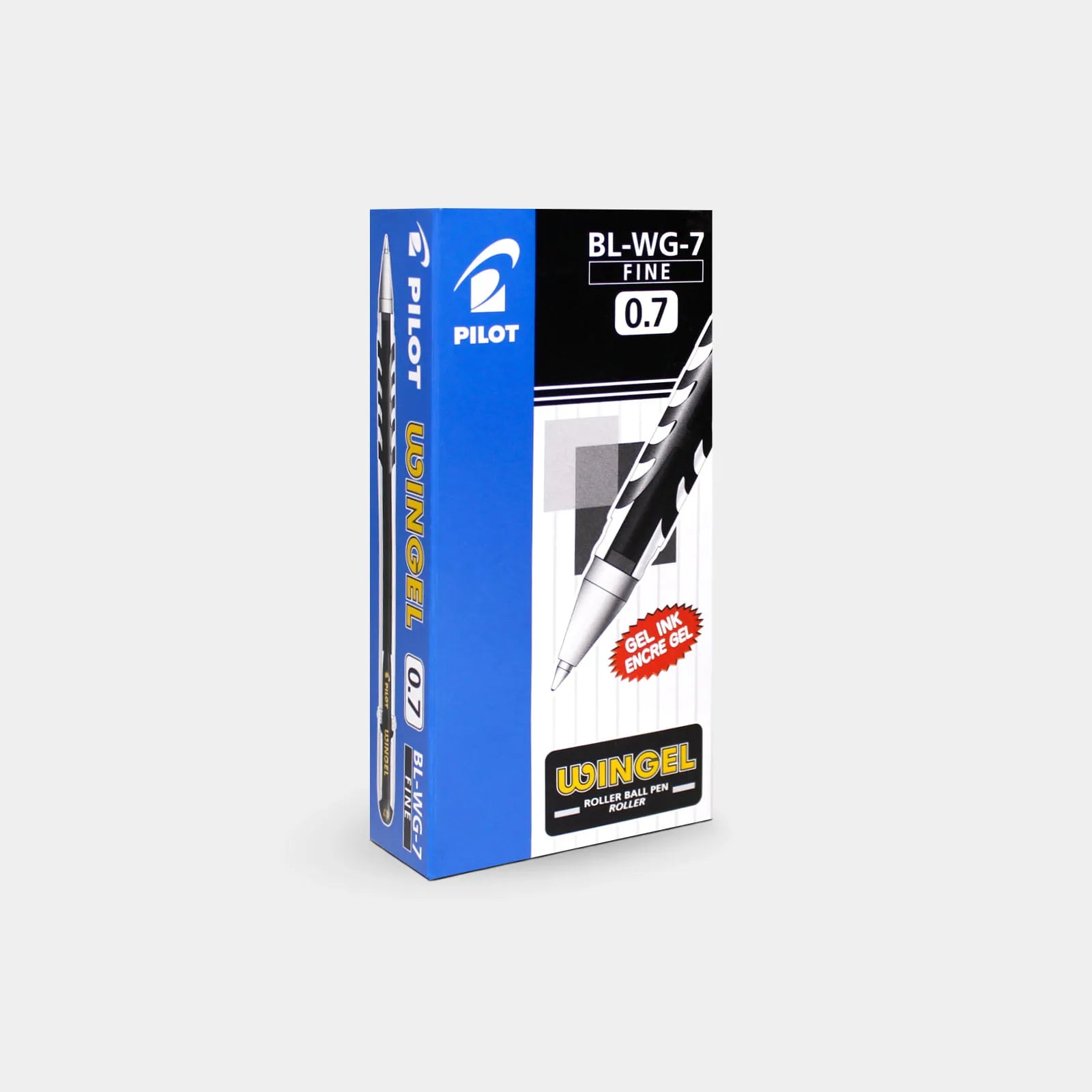 Pilot BL-WG-7 0.7 WINGEL Blue x12 / بايلوت BL-WG-7 0.7 وينجل أزرق ×12