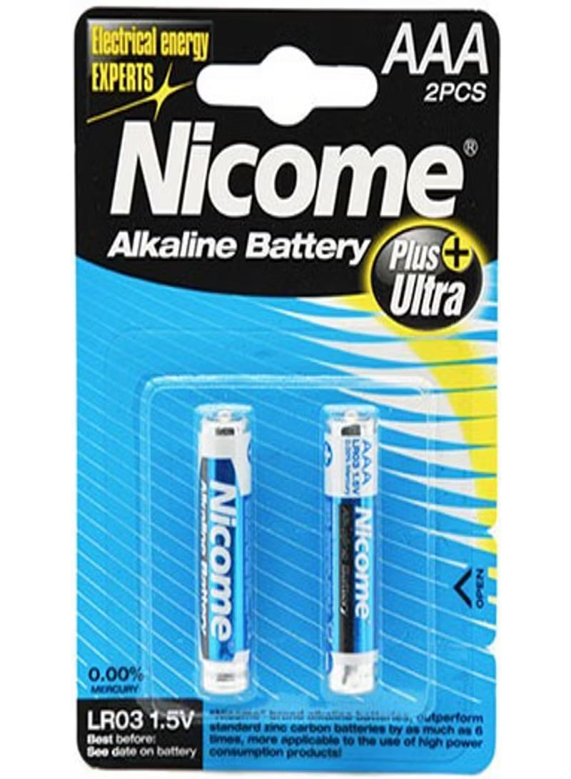 Nicome AAA 2 PCS Battery