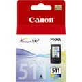 Canon PIXMA 511 3 color CL-511 / خرطوشة كانون بيكسما 511 ثلاثية الألوان CL-511
