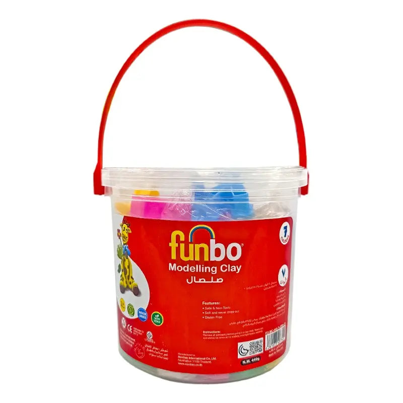 funbo, Modelling clay 8 Colors / فنبو، صلصال تشكيل 8 ألوان