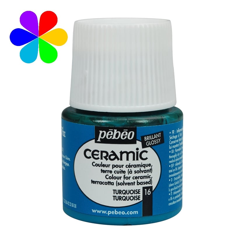 Pebeo Ceramic 16 Turquoise / بيبو سيراميك 16 فيروزي