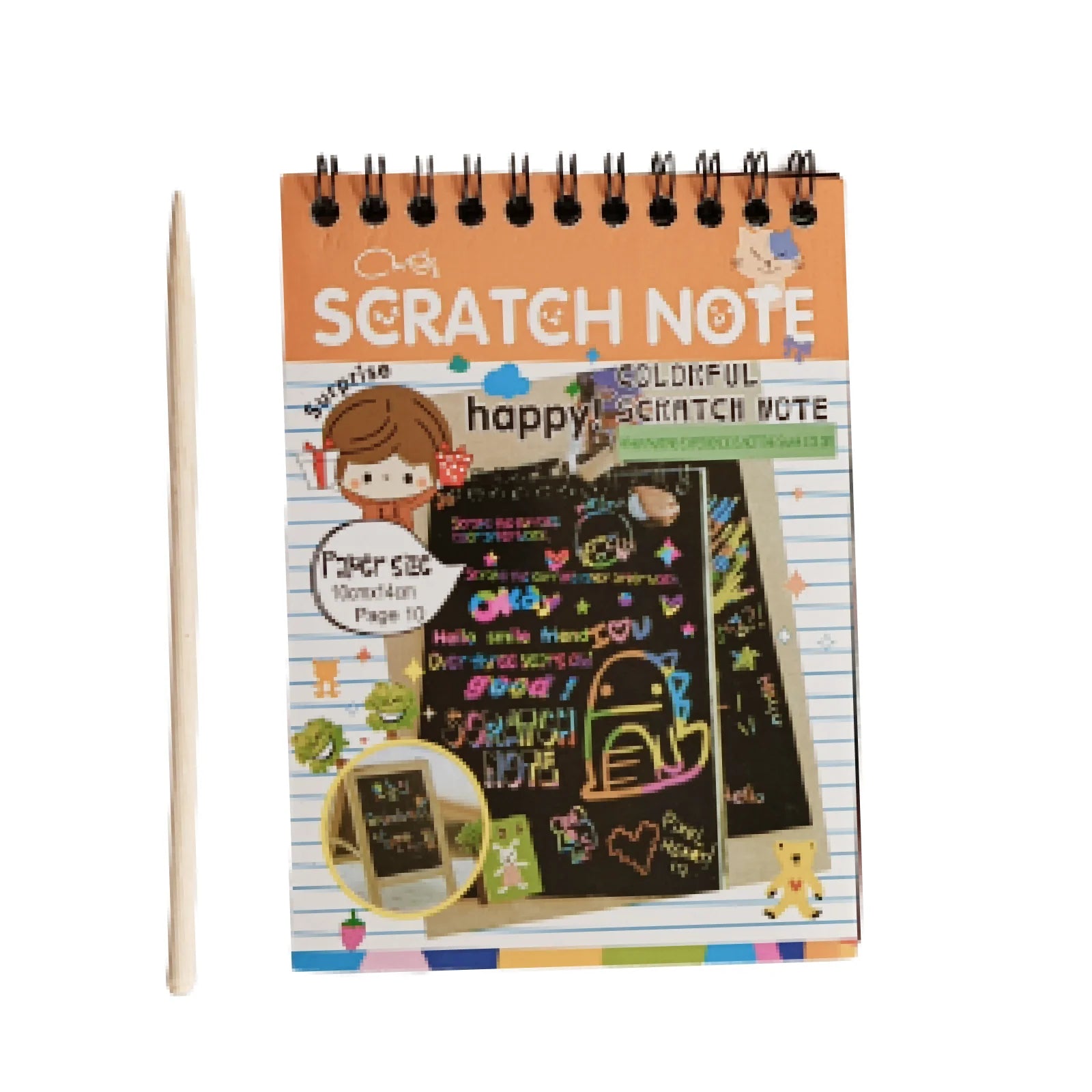 Scratch Book A6 / دفتر سكتش A6