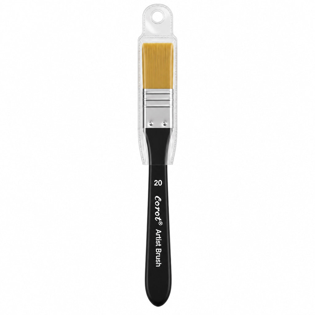 Corot Artist Brush Flat No. 20 / فرشاة رسم كوروت مسطحة رقم 20