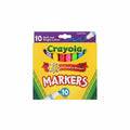 Crayola Broad Line Markers 10 ct – Bold & Bright / كرايولا 10 ماركر خط عريض – ألوان زاهية