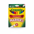 Crayola Broad Line Markers 8 ct – Classic Colors / كرايولا 8 ماركر خط عريض – ألوان كلاسيكية