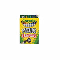 Crayola Metallic Crayons 24 ct / كرايولا 24 قلم شمع معدني اللمعة