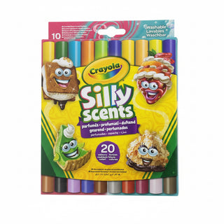 Crayola Silly Scents Washable Markers 20 ct / كرايولا سيلي سنتس 20 ماركر معطر قابل للغسل