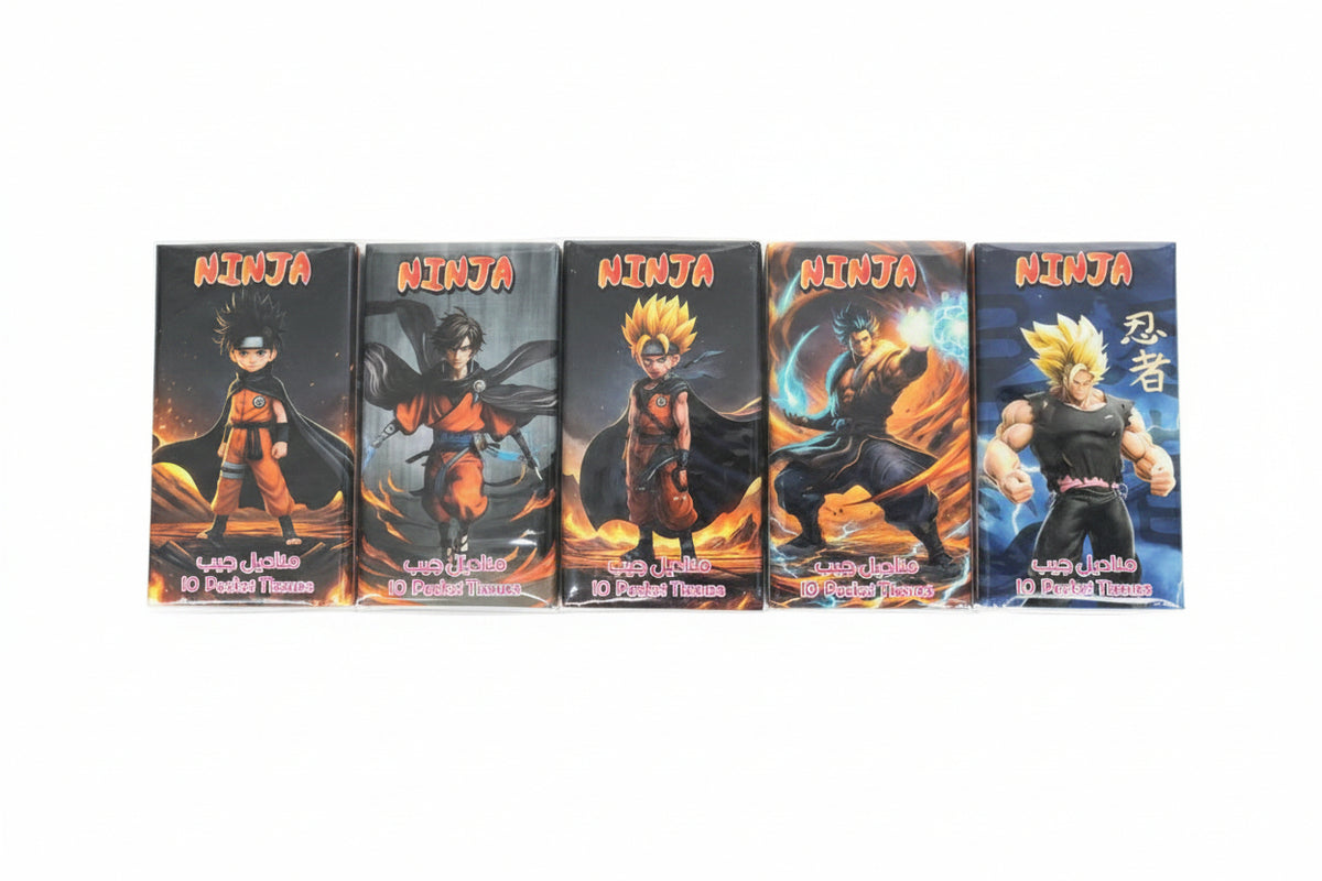 Dragon Ball 10 Pocket Tissues / مناديل جيب دراغون بول – 10 مناديل