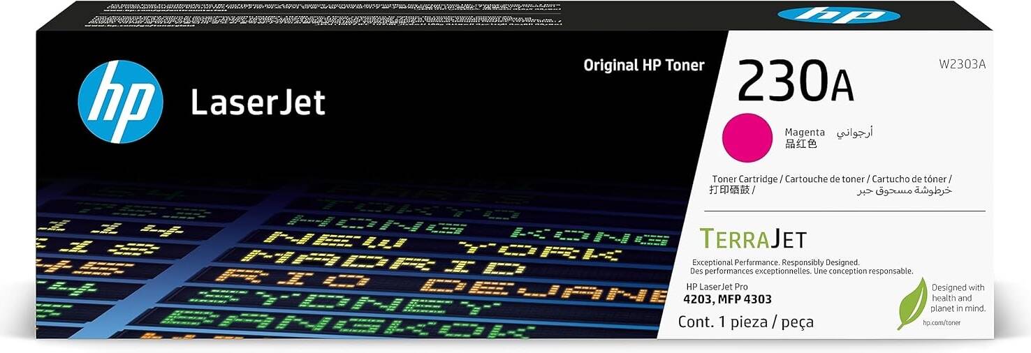 hp Toner Cartridge 230A Magenta / خرطوشة حبر hp ‏230A بنفسجي