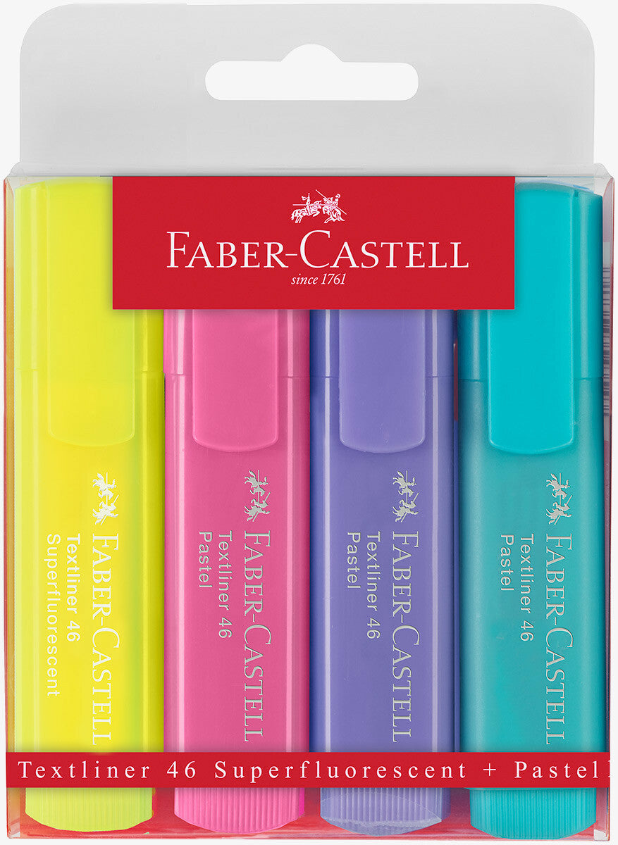 Faber Castell Text Liner 46 Pastel / فابر كاستل تيكست لاينر 46 باستيل
