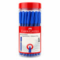 Faber-Castell Tri-Flow Ballpoint Pens – Jar of 25 / أقلام حبر جاف فابر كاستل تراي فلو – علبة 25 قلمًا