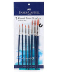 Faber-Castell 7 Round Paint Brushes / فابر-كاستل 7 فرش رسم دائرية