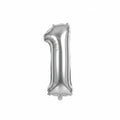Foil Number Balloon 1 – Silver 40 inch / بالون فويل رقم ١ – فضي 40 إنش