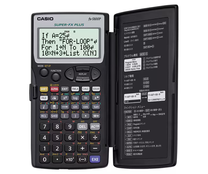 CASIO Scientific Calculator fx-5800P PROGRAMMABLE / آلة حاسبة علمية قابلة للبرمجة كاسيو fx-5800P