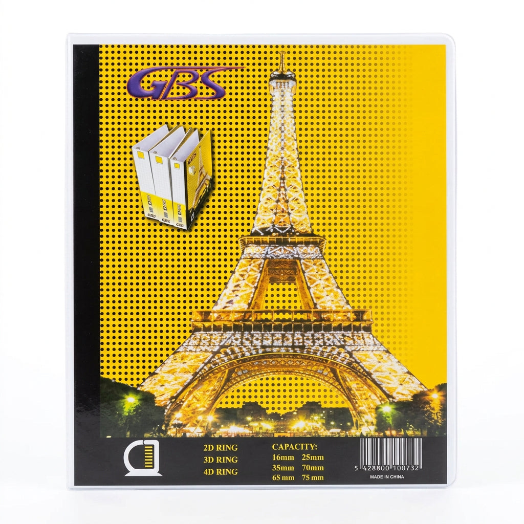 GBS File holder, 2-D Ring, 1.5" / حافظة ملفات GBS بحلقتين ١٫٥ بوصة