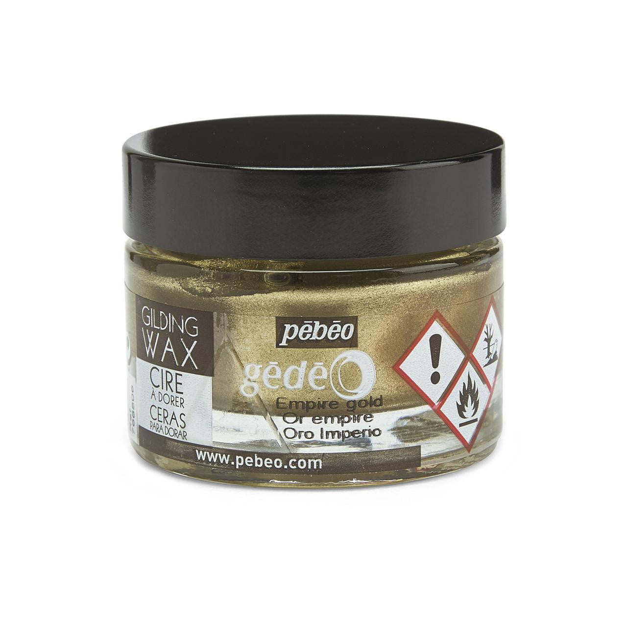 Pebeo Gedeo Gilding Wax Empire Gold 30 ml / بيبو جيديو شمع تذهيب ذهب إمبراطوري 30 مل