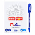 GIGIS Unimax G4 Ball Point Pen – Blue (50 pcs, 1.0mm) / قلم حبر جاف جيجيس يونيماكس G4 – أزرق – 1.0 مم – عبوة 50 قلم
